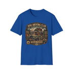 Dog Driving Club T‑Shirt — National Park Explorer Retro Pet Road Trip Tee