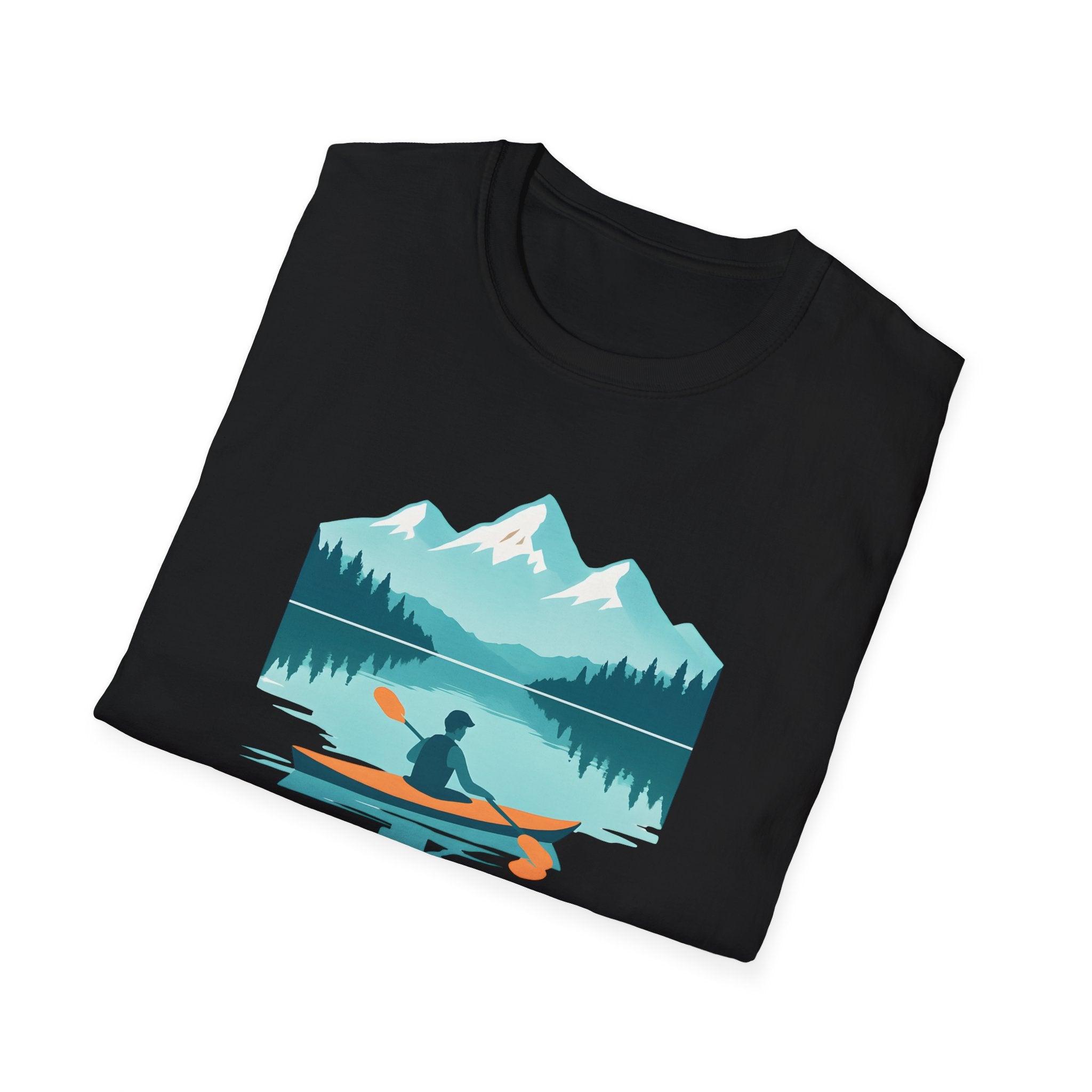 Kayak Lake T-Shirt — Mountain Reflection Outdoor Adventure Tee