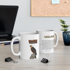 Bearded Vulture Coffee Mug – 11oz Ceramic Mug for Animals With Facts Series 3 Gifts