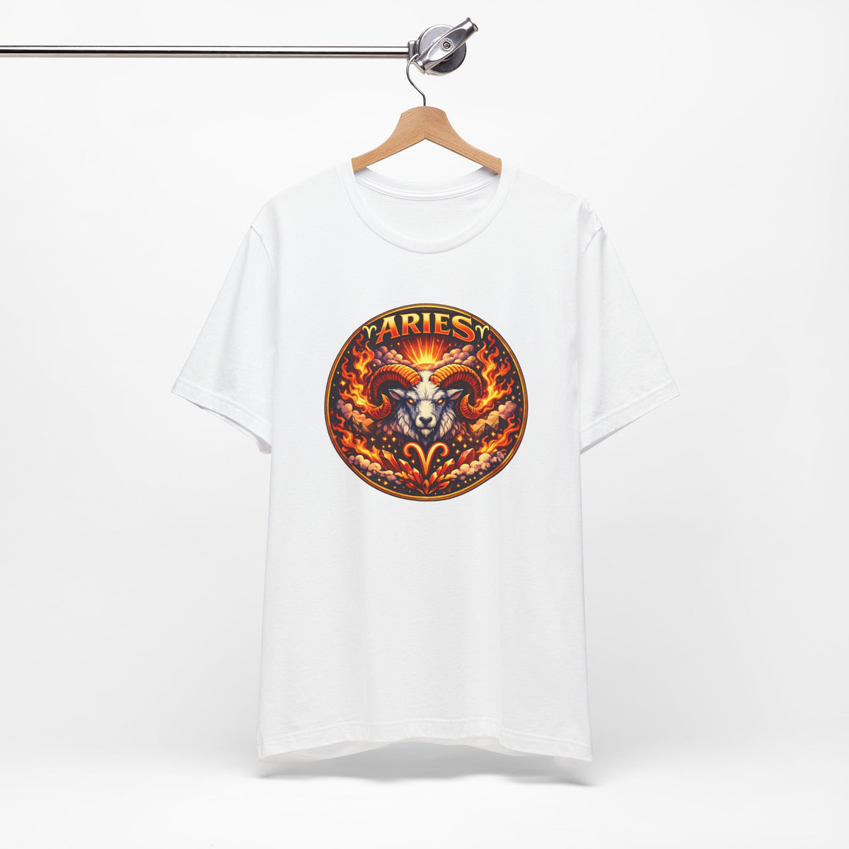 Aries Zodiac Tee — Fiery Ram Horoscope Graphic T-Shirt