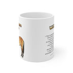 Przewalski’s Horse Coffee Mug – 11oz Ceramic Mug for Animals With Facts Series 2 Gifts