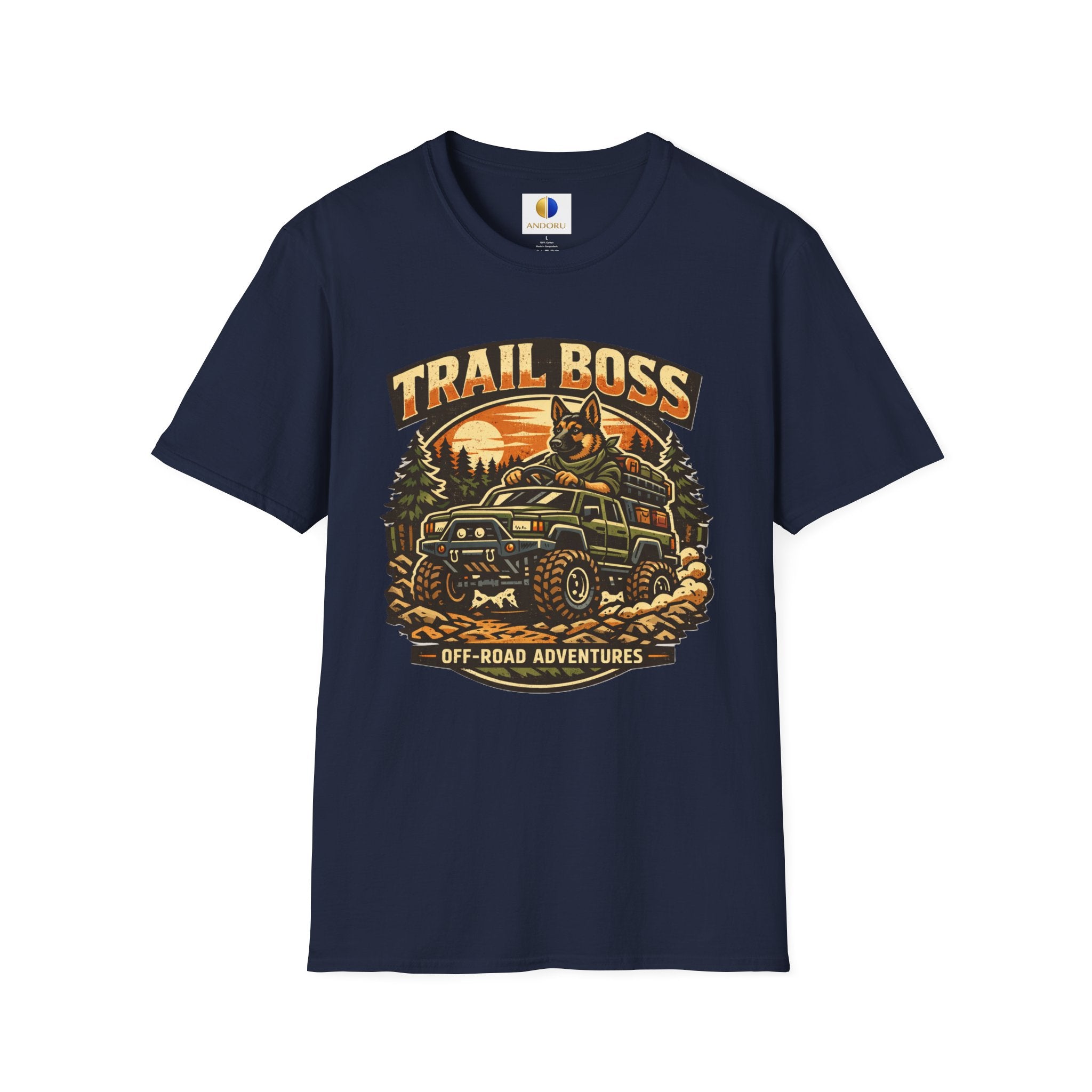 Trail Boss Off-Road T-Shirt — Adventure Jeep Graphic Tee
