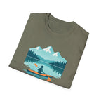 Kayak Lake T-Shirt — Mountain Reflection Outdoor Adventure Tee