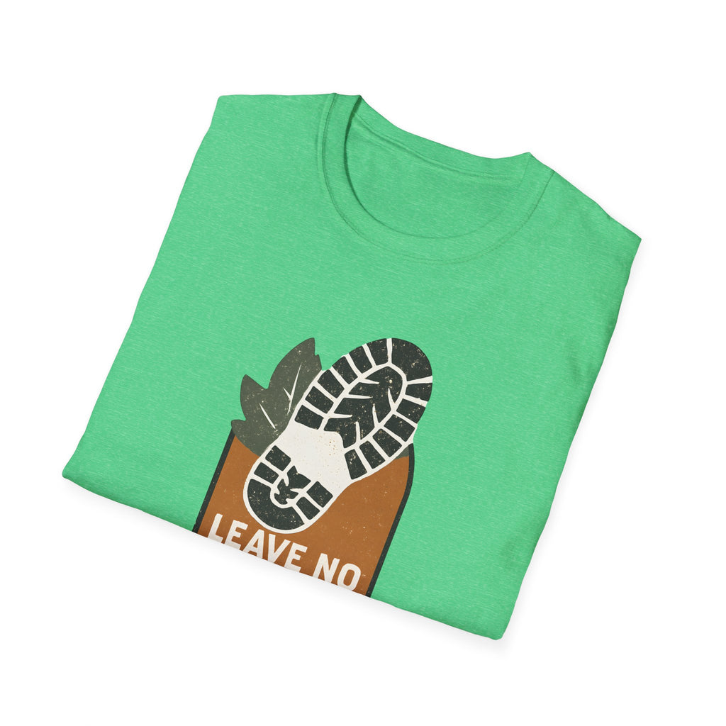 Leave No Trace Hiking T-Shirt — Eco Outdoor Trail Conservation Tee