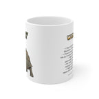 Asian Giant Tortoise Coffee Mug – 11oz Ceramic Mug for Animals With Facts Series 1 Gifts