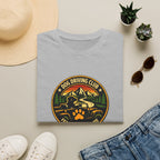 Official Dog Driving Club T‑Shirt — Pawprint Adventure Graphic Tee