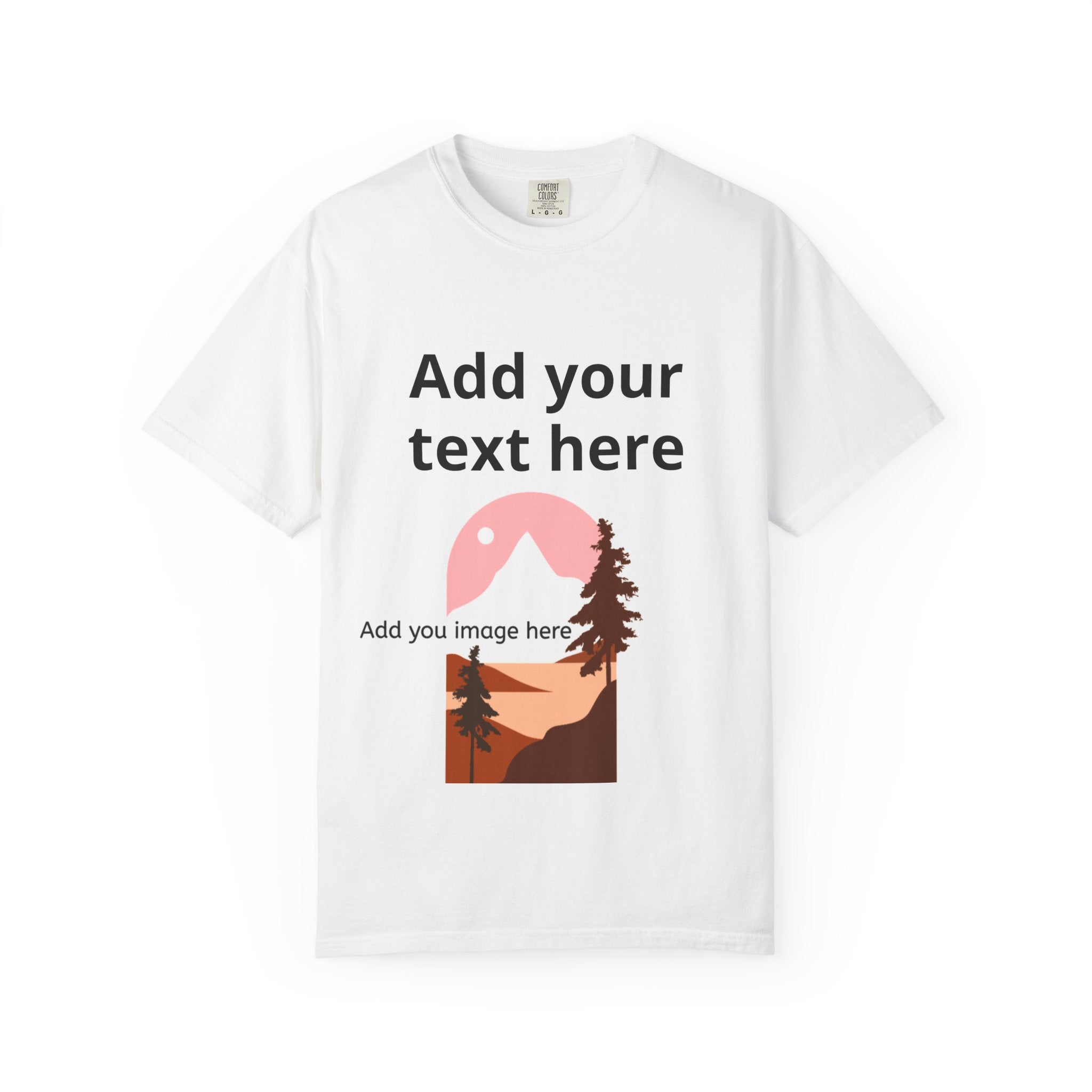 Personalizable Comfortable cotton premium feel — Add Your Text & Image