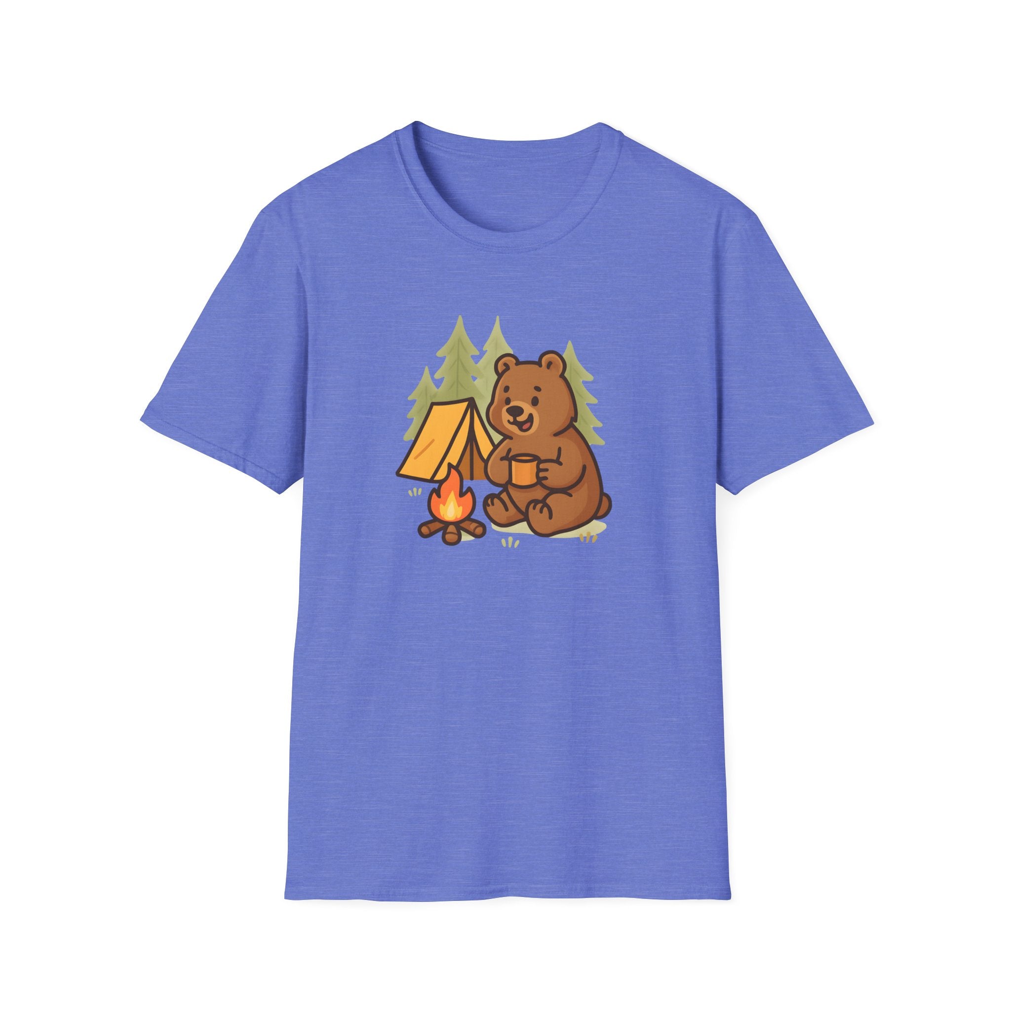 Bear at Campfire Tee