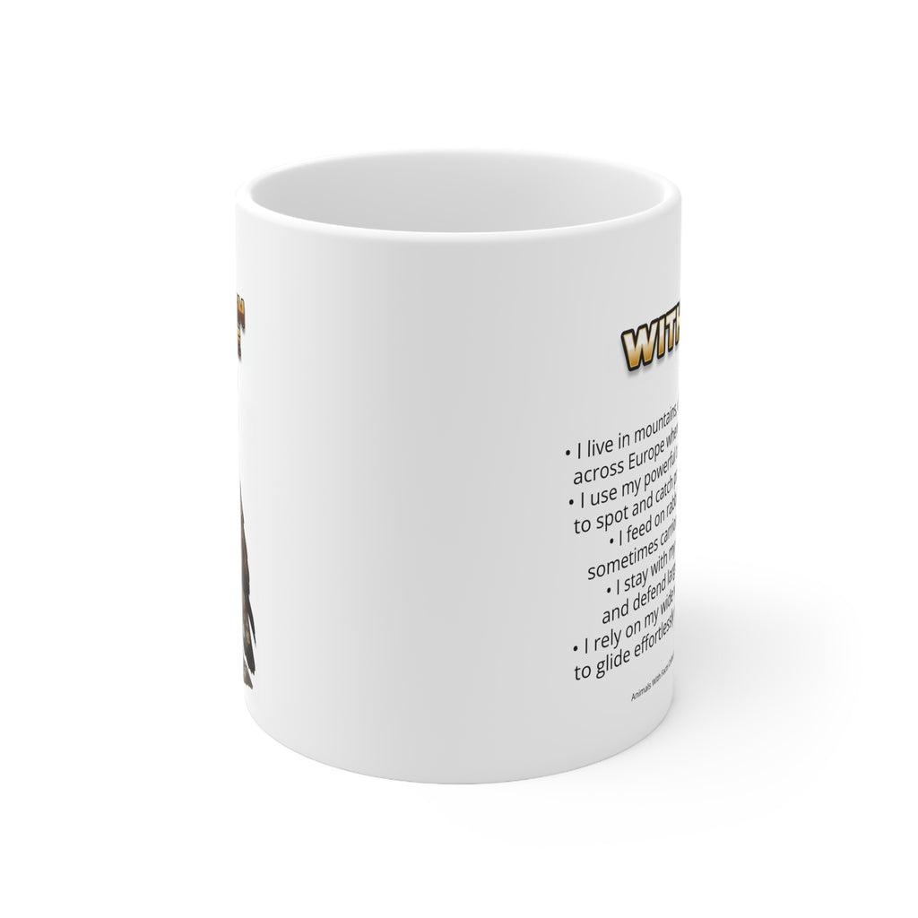 Golden Eagle Coffee Mug – 11oz Ceramic Mug for Animals With Facts Series 3 Gifts