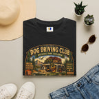 Dog Driving Club T‑Shirt — National Park Explorer Retro Pet Road Trip Tee