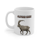 Alpine Ibex Coffee Mug – 11oz Ceramic Mug for Animals With Facts Series 3 Gifts