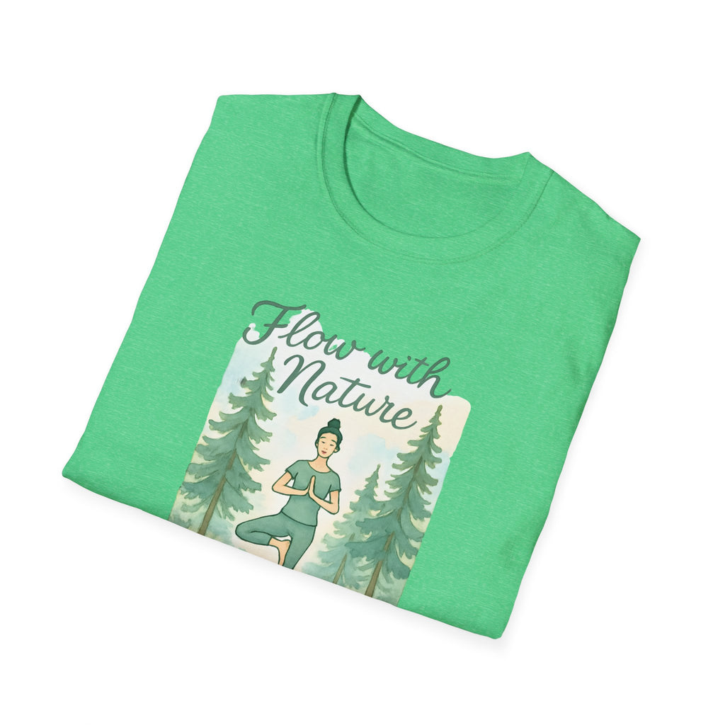 Flow With Nature T-Shirt — Yoga & Meditation Forest Tee
