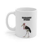 Marabou Stork Coffee Mug – 11oz Ceramic Mug for Animals With Facts Series 1 Gifts