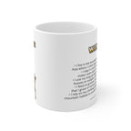 Markhor Coffee Mug – 11oz Ceramic Mug for Animals With Facts Series 2 Gifts