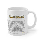 Macaque Coffee Mug – 11oz Ceramic Mug for Animals With Facts Series 2 Gifts