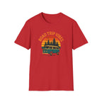 Road Trip Vibes T-Shirt — Retro Van Sunset Graphic