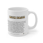 Grey Seal Coffee Mug – 11oz Ceramic Mug for Animals With Facts Series 3 Gifts