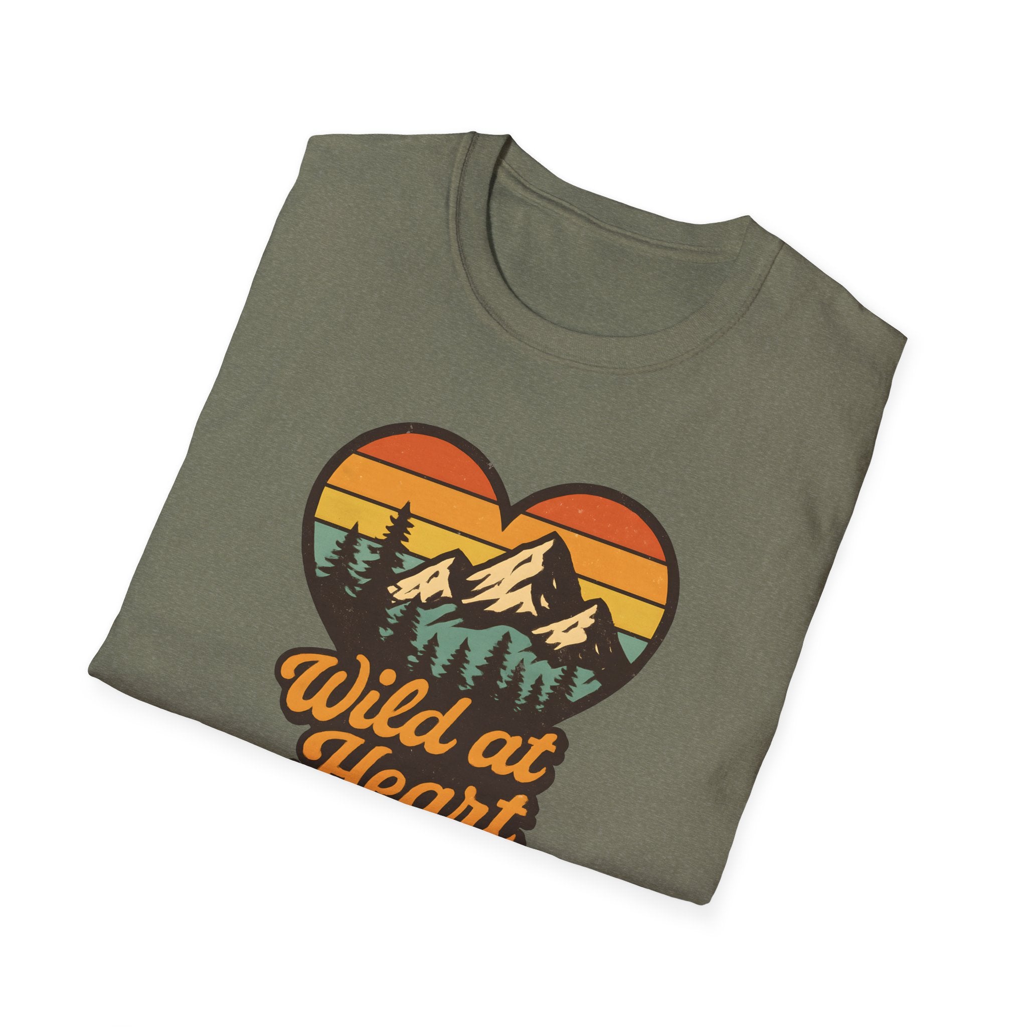 Wild at Heart Mountain Heart T-Shirt