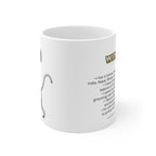 Langur Monkey Coffee Mug – 11oz Ceramic Mug for Animals With Facts Series 2 Gifts