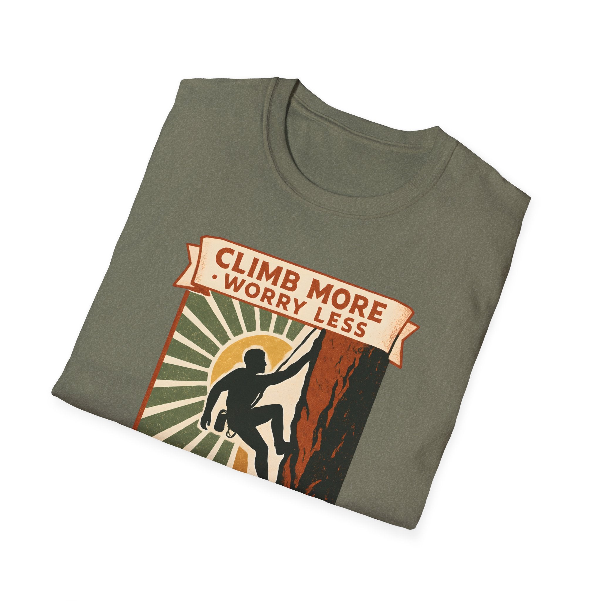 Climb More Worry Less Tee
