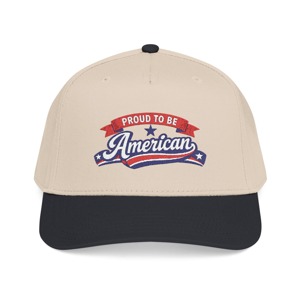 Proud to Be American Baseball Cap — Patriotic USA Snapback Hat