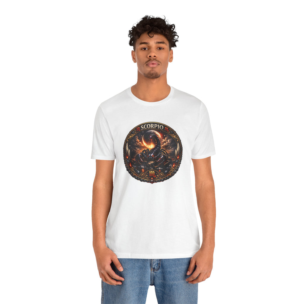 Scorpio Zodiac Tee — Fiery Scorpion Astrology T-Shirt