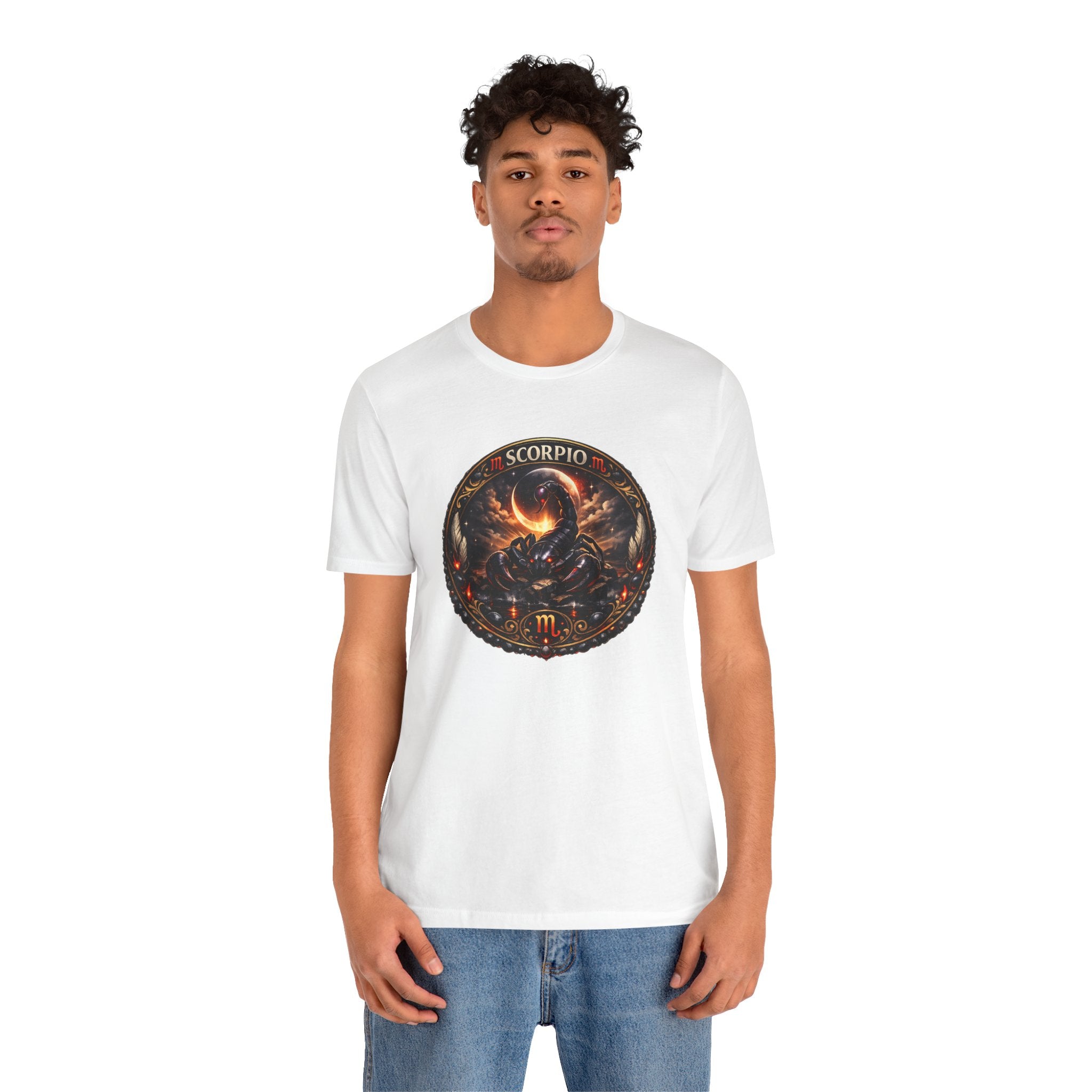 Scorpio Zodiac Tee — Fiery Scorpion Astrology T-Shirt