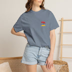 Beach Umbrella Pocket T-Shirt — Minimal Summer Graphic Tee