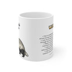 European Badger Coffee Mug – 11oz Ceramic Mug for Animals With Facts Series 3 Gifts