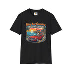 Big Vibes Only Beach Cruise T-Shirt — "Tiny but Cruising, Big Vibes Only" Retro Beach Dog Graphic