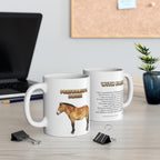 Przewalski’s Horse Coffee Mug – 11oz Ceramic Mug for Animals With Facts Series 2 Gifts