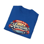 Proud to Be American T-Shirt — Vintage Patriotic USA Tee for 4th of July