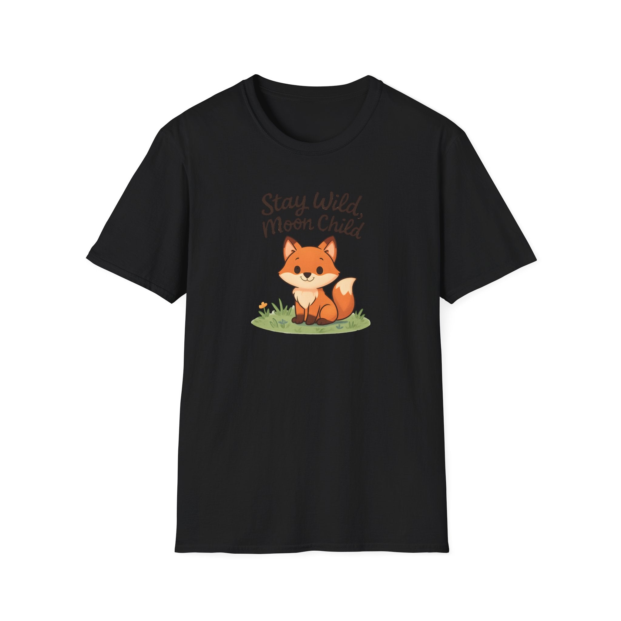 Stay Wild Moon Child Fox T-Shirt — Cute Woodland Animal Tee