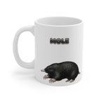 Mole Coffee Mug – 11oz Ceramic Mug for Animals With Facts Series 3 Gifts