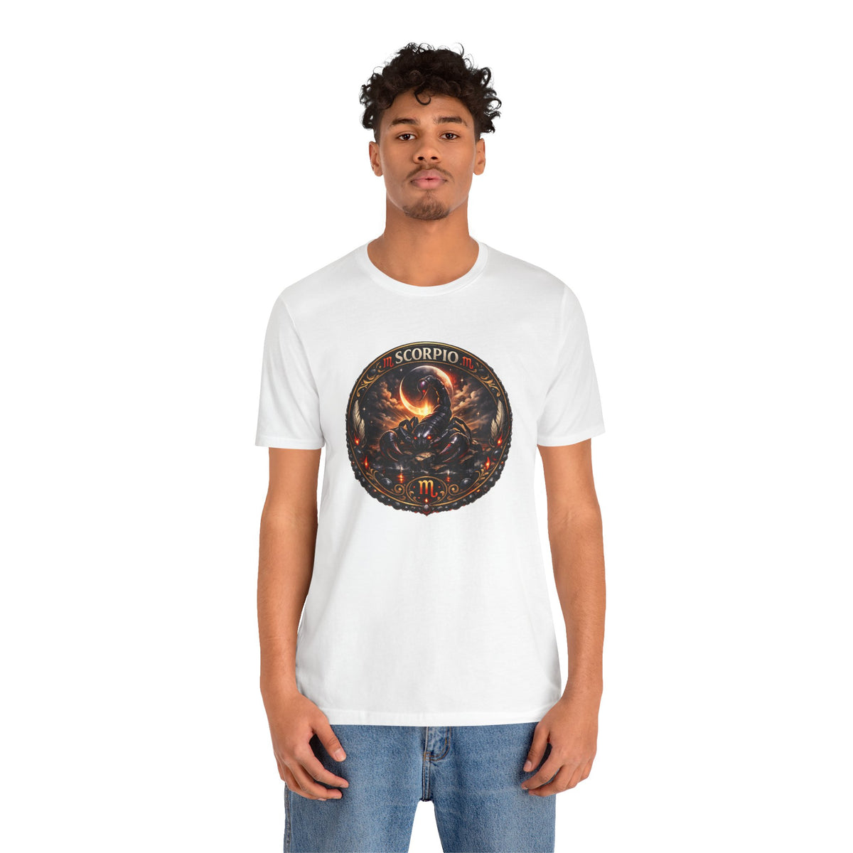 Scorpio Zodiac Tee — Fiery Scorpion Astrology T-Shirt