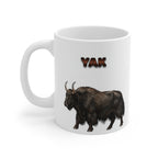 Yak Coffee Mug – 11oz Ceramic Mug for Animals With Facts Series 2 Gifts