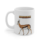 Springbok Coffee Mug – 11oz Ceramic Mug for Animals With Facts Series 1 Gifts