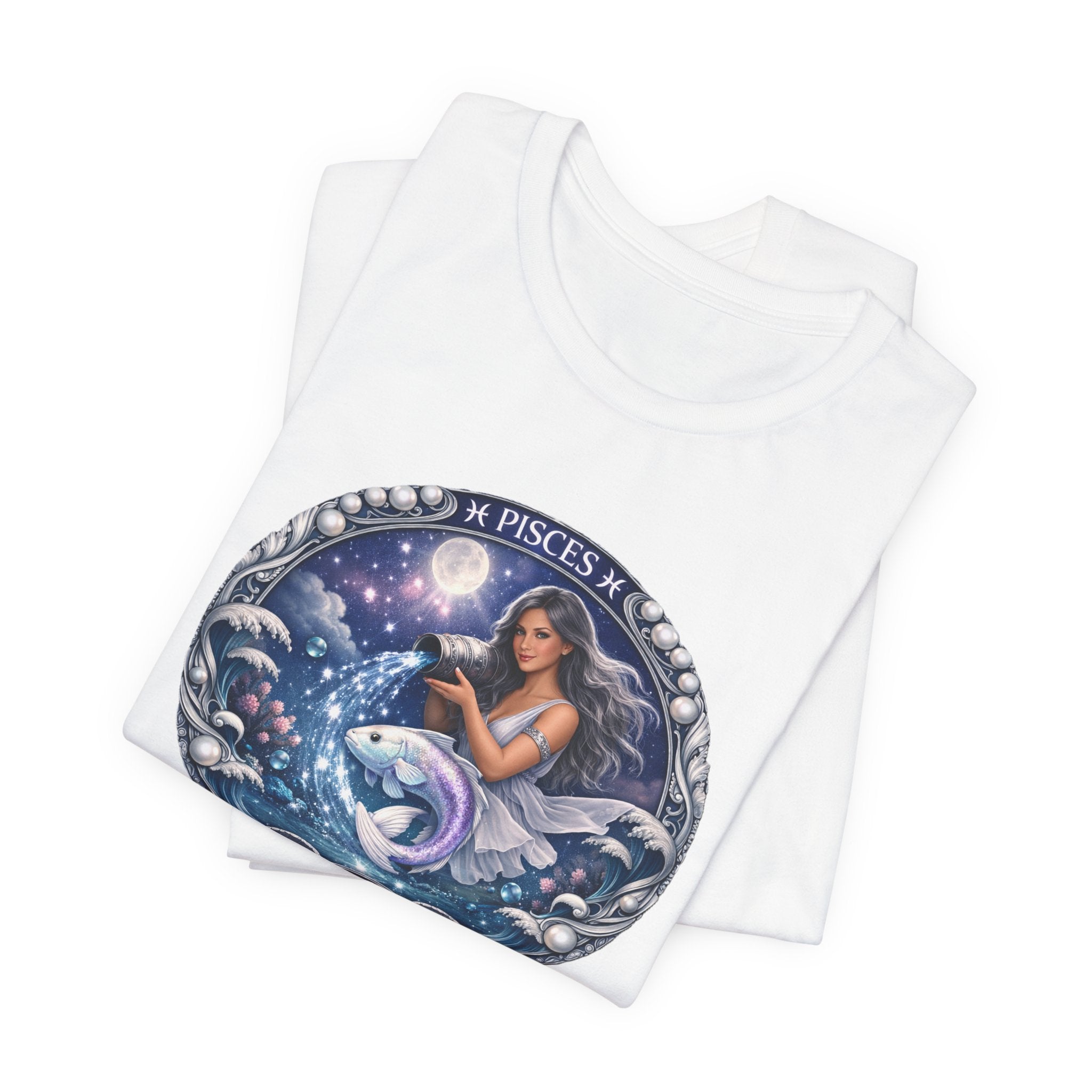 Pisces Zodiac Tee — Mystical Mermaid Astrology T-Shirt