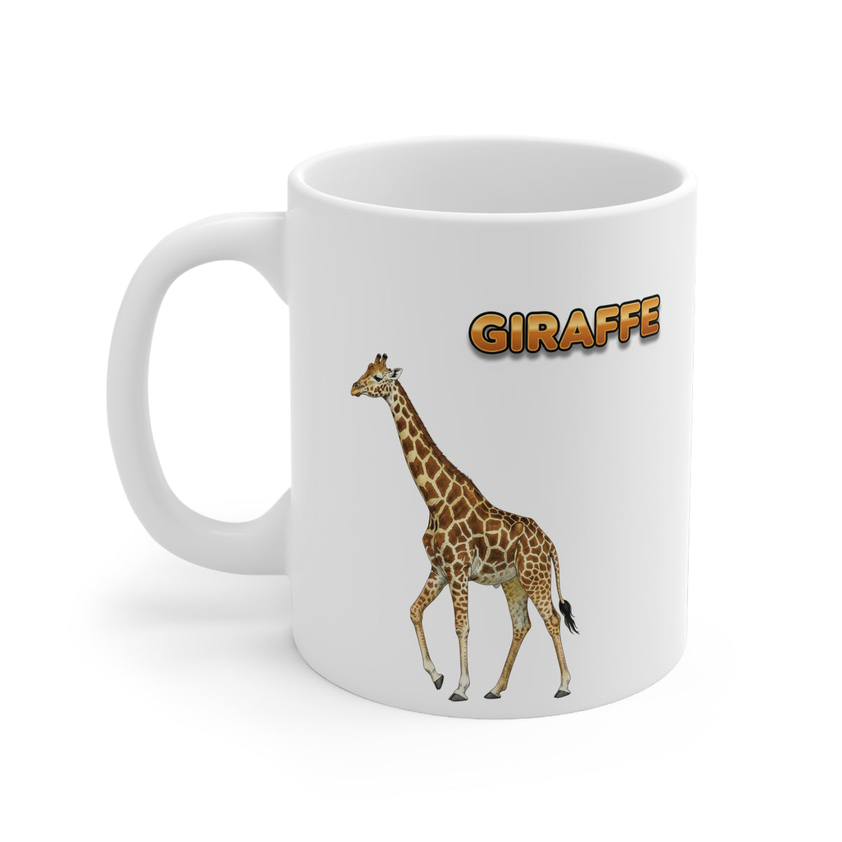 Giraffe Coffee Mug – 11oz Ceramic Mug for Animals With Facts Series 1 Gifts