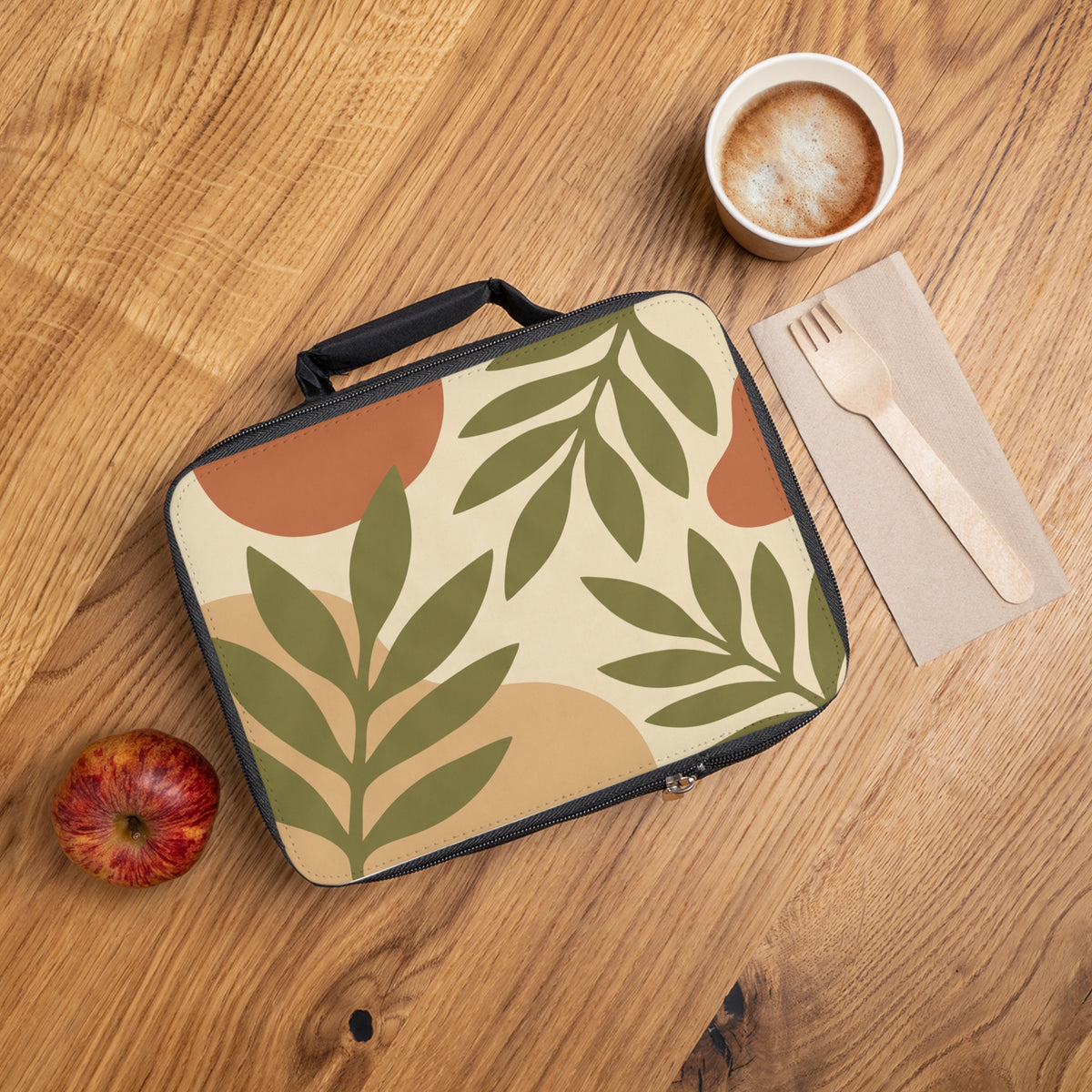 Modern Botanical Lunch Bag