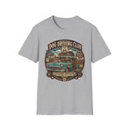 The Dog Driving Club T‑Shirt — Route 66 Retro Pet Road Trip Tee