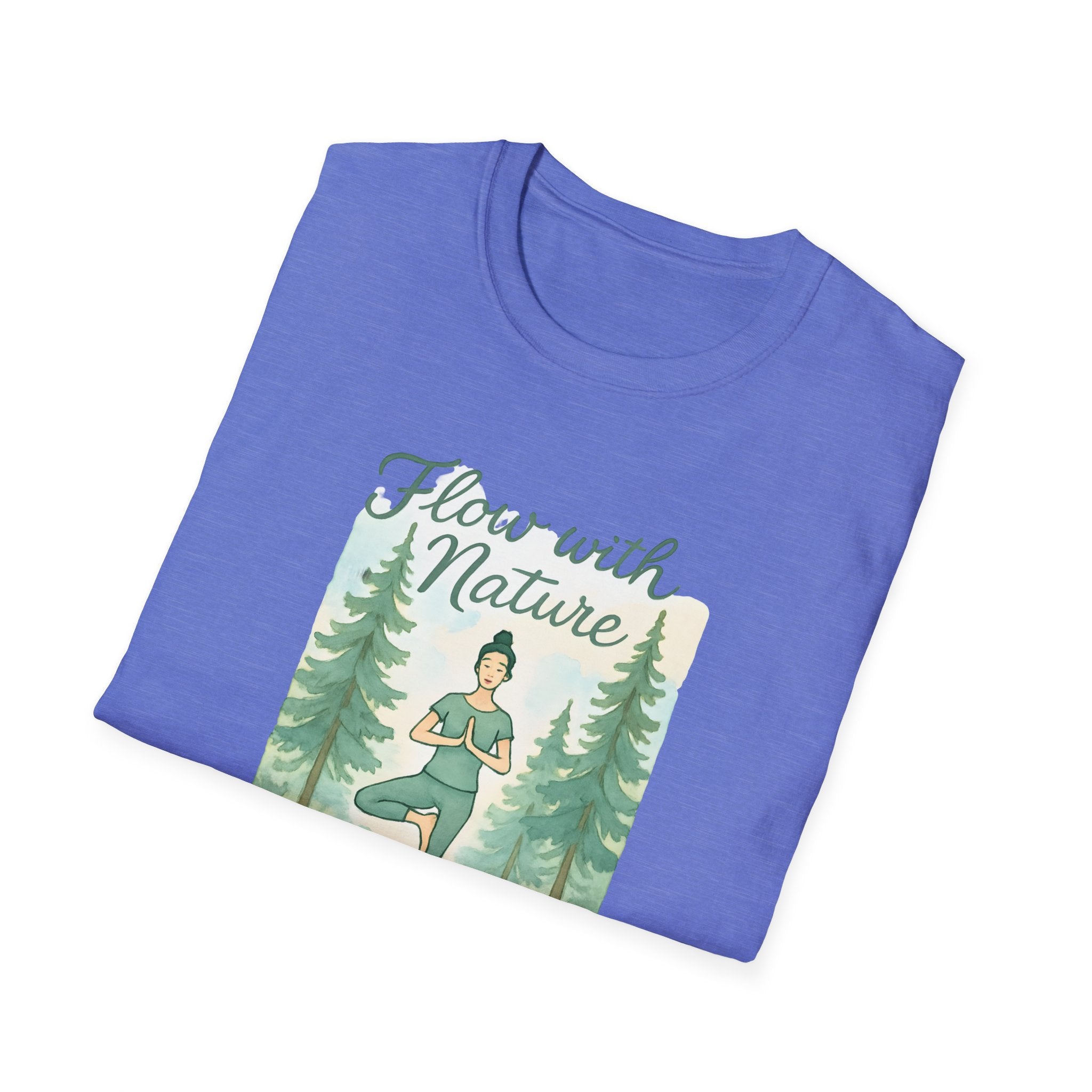 Flow With Nature T-Shirt — Yoga & Meditation Forest Tee
