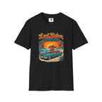 Low Rider Cruising T-Shirt — Retro Beach Car Sunset Tee