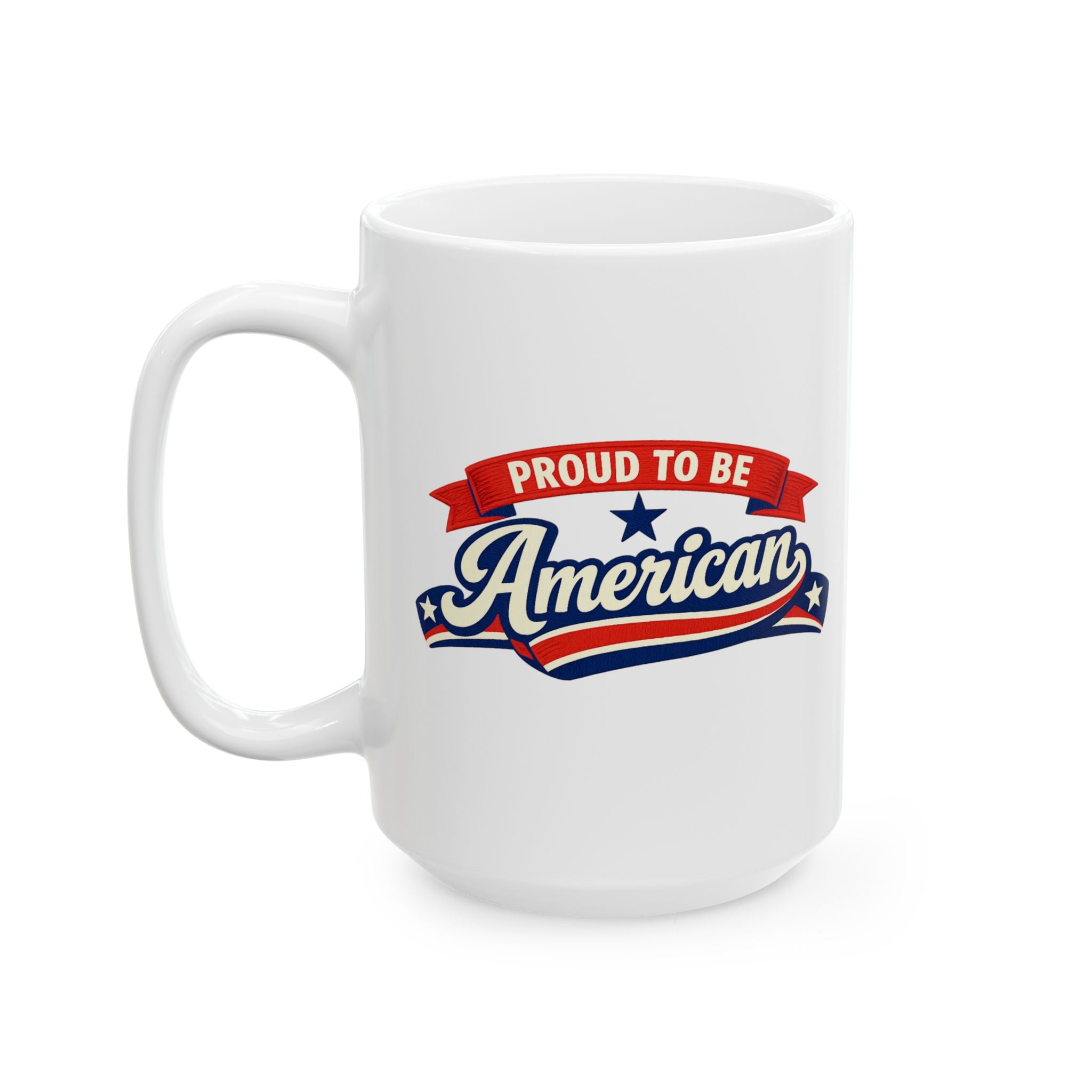 Veteran Pride Ceramic Mug – Patriotic American Eagle Coffee Cup (11oz, 15oz)