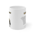 Wildebeest Coffee Mug – 11oz Ceramic Mug for Animals With Facts Series 1 Gifts