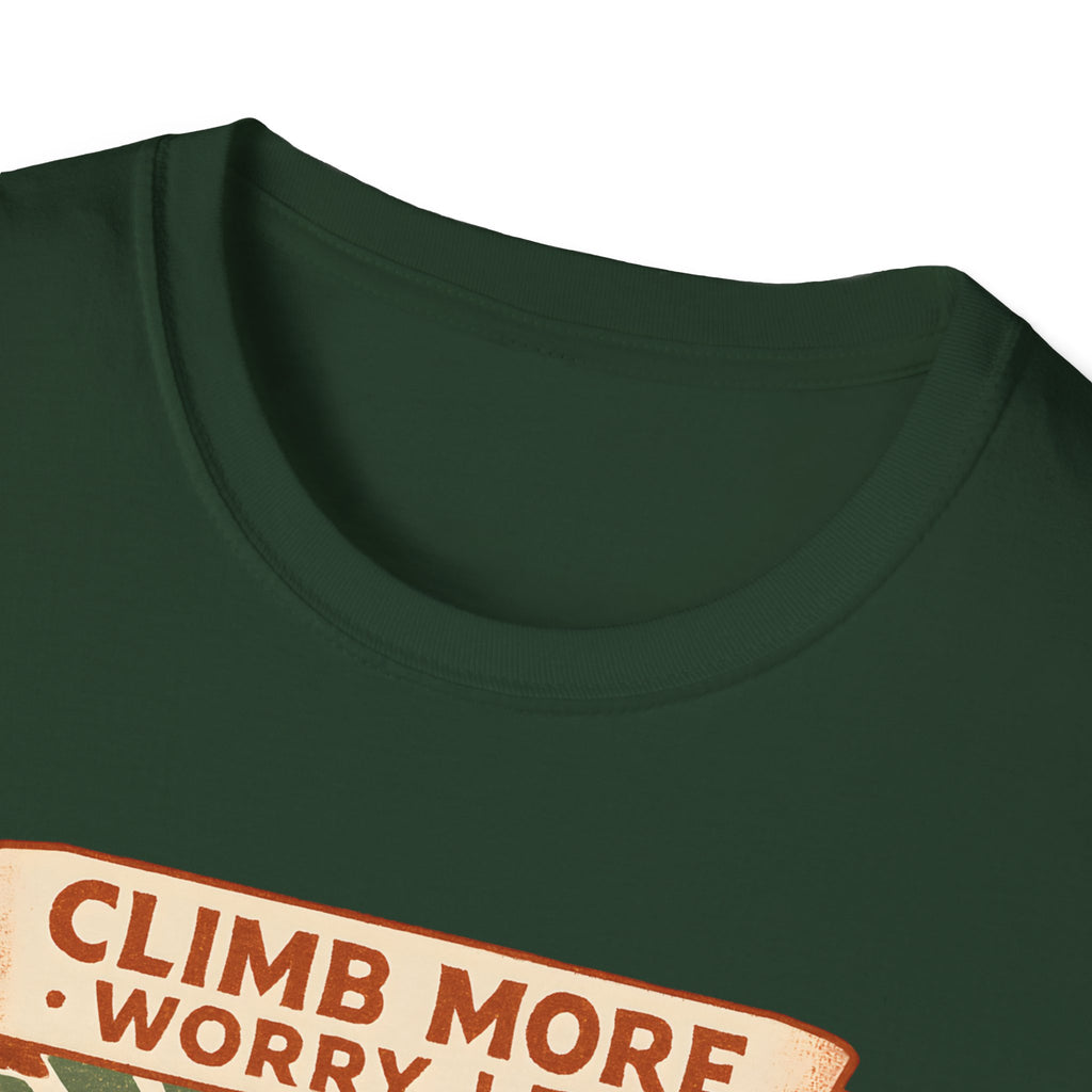 Climb More Worry Less Tee