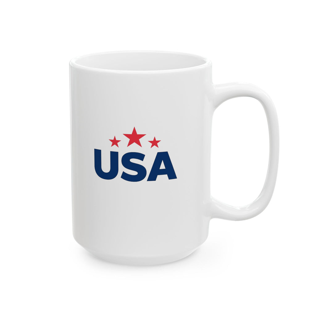 American Vibes Ceramic Mug — USA Flag Sunglasses Design (11oz & 15oz)