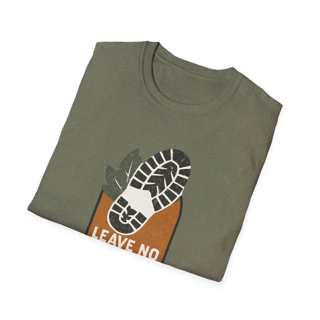 Leave No Trace Hiking T-Shirt — Eco Outdoor Trail Conservation Tee