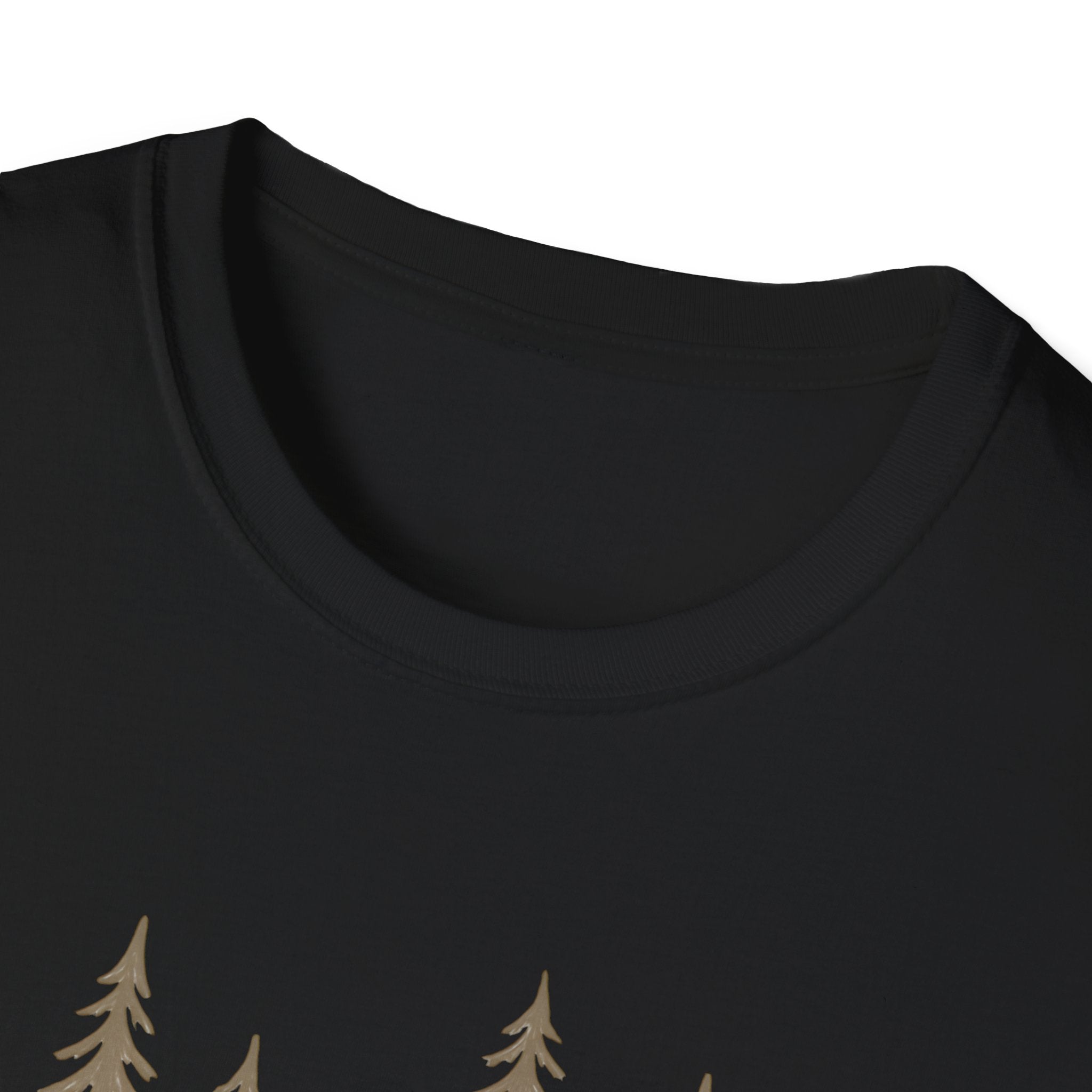 Camping Tent Tee — Minimal Lakeside Campfire Graphic T-Shirt