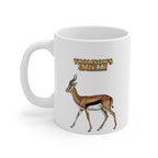 Thomson's Gazelle Coffee Mug – 11oz Ceramic Mug for Animals With Facts Series 1 Gifts
